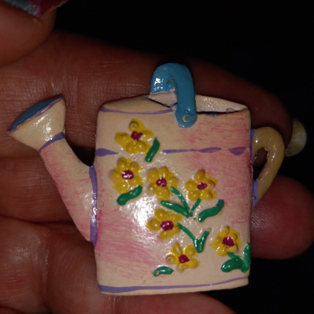 20 Vintage floral/Garden theme button covers - Picture 4 of 6